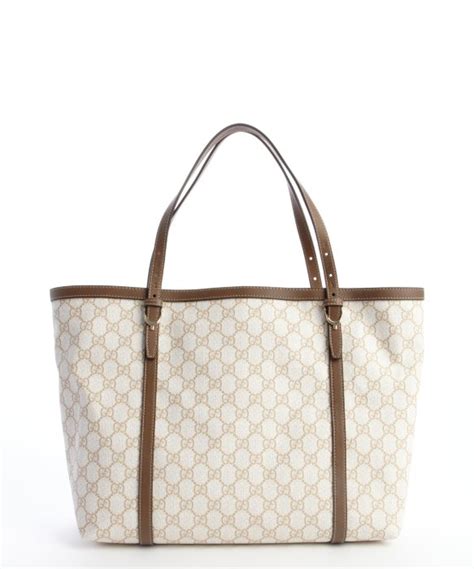 gucci two tone bag|white gucci canvas bag.